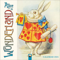 Alice in Wonderland - 2024 Wall Calendar (Art Calendar) - Flame Tree Studio