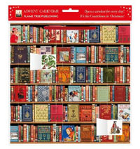 Bodleian Libraries : Christmas Bookshelves Advent Calendar (with stickers) - Flame Tree Studio