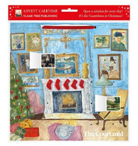 The Courtauld: Decorated for Christmas Advent Calendar (with stickers) - Flame Tree Studio