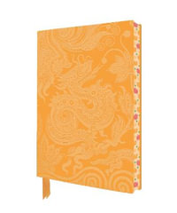 Artisan Art Notebook #20 : Pavilion Dragon Wallpaper (Gold) - FLAME TREE STUDIO