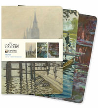 Midi Notebook Collection : National Gallery, Monet (Set of 3) - FLAME TREE STUDIO