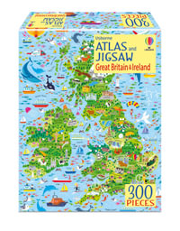 Atlas & Jigsaw Great Britain & Ireland : Usborne Book and Jigsaw - Sam Smith