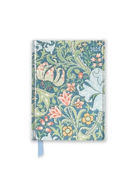 William Morris : Golden Lily 2025 Luxury Pocket Diary Planner - Week to View - Flame Tree Studio