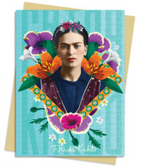 Frida Kahlo Blue Greeting Card Pack : Pack of 6 - Flame Tree Studio