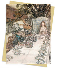 Arthur Rackham: Alice in Wonderland Tea Party Greeting Card Pack : Pack of 6 - Flame Tree Studio