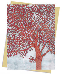 Janine Partington: Copper Foil Tree Greeting Card Pack : Pack of 6 - Flame Tree Studio