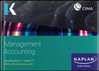 Management Accounting : CIMA Revision Cards 2023 - KAPLAN