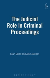 The Judicial Role in Criminal Proceedings - Sean Doran