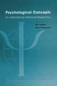 Psychological Concepts : An International Historical Perspective - Kurt Pawlik