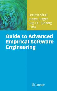 Guide to Advanced Empirical Software Engineering - Forrest Shull