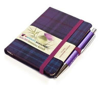 Thistle Mini with Pen Pocket Tartan Cloth Hardcover Waverley Notebook : Waverley Pocket Commonplace Notebook - Waverley