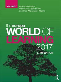 The Europa World of Learning 2017 : The Europa World of Learning - Europa Publications