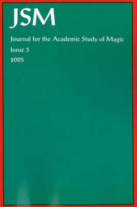 Journal for the Academic Study of Magic 3 : Issue 3 - David Evans