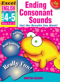 EXCEL ENGLISH BOOK 4: ENDING CONSONANT SOUNDS WORKBOOK : EARLY SERIES AGE 4-5 - Excel