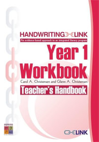 Handwriting Link Year 1 Workbook Teacher Guide : Handwriting LINK - Carol Christensen