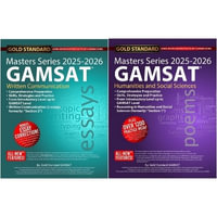 2025-2026 New Masters Series GAMSAT Textbook - 2 Non-science Books - The Gold Standard GAMSAT Team