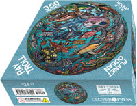 Planet Ocean: A Ray Troll Round Puzzle : 350-Piece Jigsaw Puzzle - Mr. Ray Troll