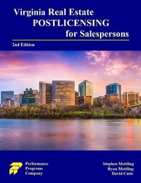 Virginia Real Estate Postlicensing for Salespersons : Second Edition - Stephen Mettling