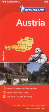 Austria : Michelin National Road Map - Michelin Road Map