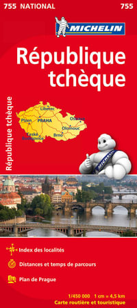 Czechia : Michelin National Road Map 755 - Michelin Map