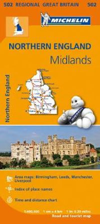 Northern England, Midlands : Michelin Regional Road Map - Michelin Road Map