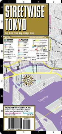 Streetwise Tokyo Map - Laminated City Center Street Map of Tokyo, Japan : City Plans - Michelin