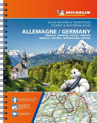 Germany, Benelux, Austria, Switzerland, Czech Republic - Tourist and Motoring Road Atlas : English French Edition - Michelin Road Atlas