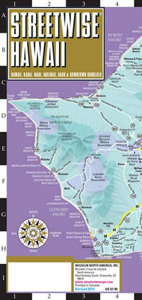 Streetwise Map Hawaii - Laminated City Center Street Map of Hawaii : City Plans - Michelin