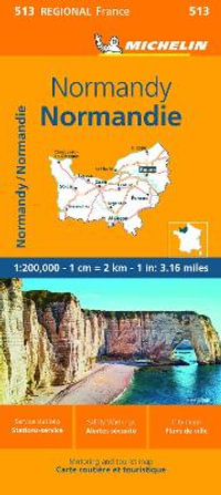 Normandy - Michelin Regional Map 513 : Michelin Regional France - Michelin