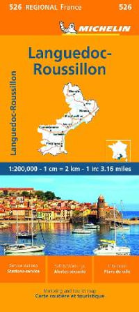 Languedoc-Roussillon - Michelin Regional Map 526 : The Michelin Maps - Michelin