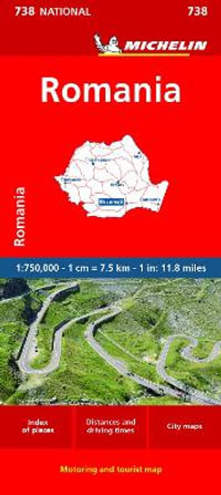 Romania - Michelin National Map 738 : Maps/Country (Michelin) - Michelin