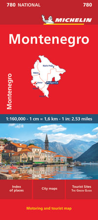 Montenegro - Michelin National Map 780 : Michelin National Map - Michelin