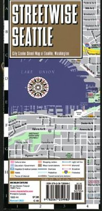 Streetwise Seattle Map : Laminated City Center Street Map of Seattle, Washington - Michelin