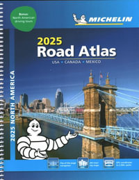 USA Canada Mexico - 2025 Road Atlas (A4-Spiral) : Map - Michelin