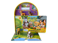 Adorable Pups: My Mini Busy Book : Includes 4 Figurines with Foldable Play Board and Storybook - Phidal Publishing