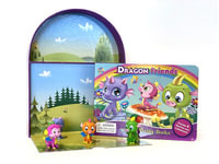 Dragon Friends: My Mini Busy Books For Kids : Includes 4 Figurines with Foldable Play Board and Storybook - Phidal Publishing