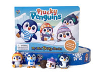 Plucky Penguins: My Mini Busy Books For Kids : Includes 4 Figurines with Foldable Play Board and Storybook - Phidal Publishing