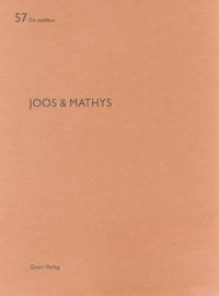 Joos and Mathys : De aedibus - HEINZ WIRZ