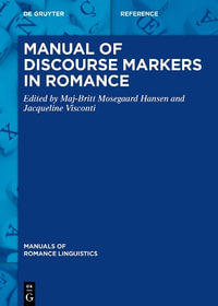 Manual of Discourse Markers in Romance - No Contributor