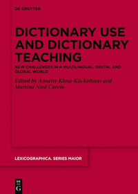 Dictionary Use and Dictionary Teaching - No Contributor