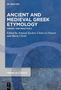 Ancient and Medieval Greek Etymology - No Contributor