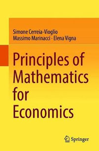 Principles of Mathematics for Economics - Simone Cerreia-Vioglio