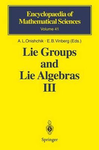 Lie Groups and Lie Algebras III : Structure of Lie Groups and Lie Algebras