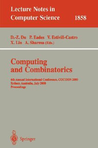 Computing and Combinatorics : First Annual International Conference, COCOON '95, Xi'an, China, August 24-26, 1995. Proceedings - Ding-Zhu Du