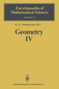 Geometry IV : Non-regular Riemannian Geometry - Yu.G. Reshetnyak