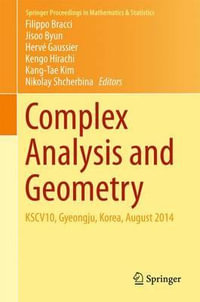 Complex Analysis and Geometry : KSCV10, Gyeongju, Korea, August 2014 - Filippo Bracci