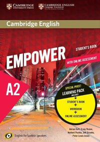 Cambridge English Empower for Spanish Speakers A2 Learning Pack (Student's Book with Online Assessment and Practice and Workbook) : Cambridge English Empower - Adrian Doff