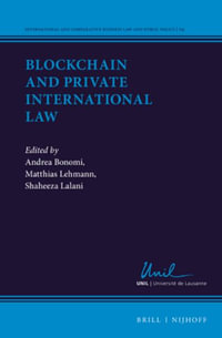 Blockchain and Private International Law : International and Comparative Business Law and Public Policy - Andrea Bonomi