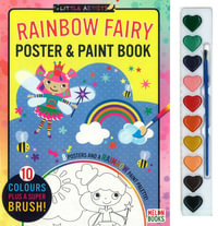 Poster & Paint Book:  Rainbow Fairy : Poster Paint Book - Melon Books