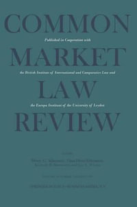 Common Market Law Review - Henry G. Schermers